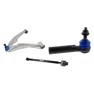 Mevotech® - Supreme™ Front Passenger Side Lower Control Arm with Ball Joint and Tie Rod End Kit