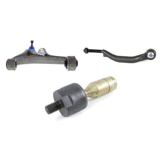 Mevotech® - Supreme™ Front Passenger Side Lower Control Arm with Ball Joint and Tie Rod End Kit