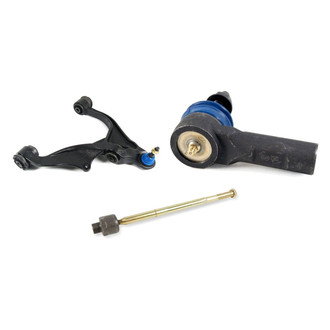 Mevotech® - Supreme™ Front Passenger Side Lower Control Arm with Ball Joint and Tie Rod End Kit