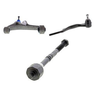 Mevotech® - Supreme™ Front Passenger Side Lower Control Arm with Ball Joint and Tie Rod End Kit