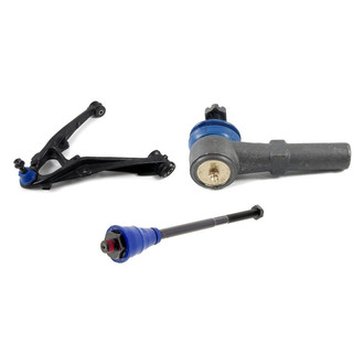 Mevotech® - Supreme™ Front Passenger Side Lower Control Arm with Ball Joint and Tie Rod End Kit