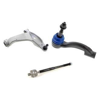 Mevotech® - Supreme™ Front Passenger Side Lower Control Arm with Ball Joint and Tie Rod End Kit
