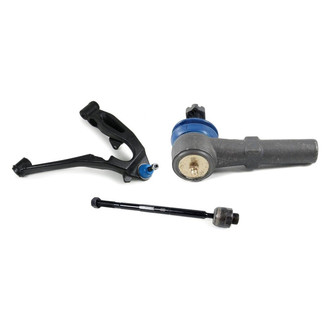 Mevotech® - Supreme™ Front Passenger Side Lower Control Arm with Ball Joint and Tie Rod End Kit