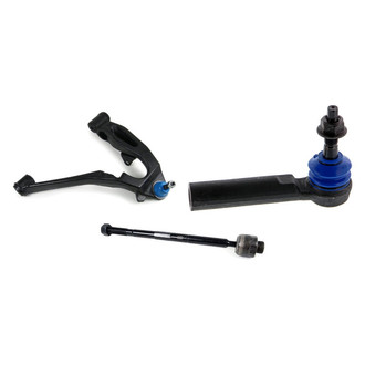 Mevotech® - Supreme™ Front Passenger Side Lower Control Arm with Ball Joint and Tie Rod End Kit