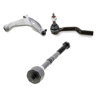 Mevotech® - Supreme™ Front Passenger Side Lower Control Arm with Ball Joint and Tie Rod End Kit