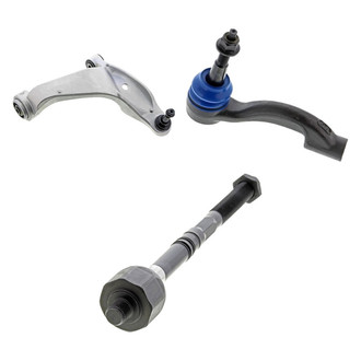 Mevotech® - Supreme™ Front Passenger Side Lower Control Arm with Ball Joint and Tie Rod End Kit