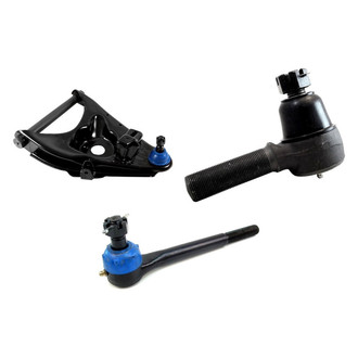 Mevotech® - Supreme™ Front Passenger Side Lower Control Arm with Ball Joint and Tie Rod End Kit