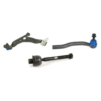 Mevotech® - Supreme™ Front Passenger Side Lower Control Arm with Ball Joint and Tie Rod End Kit