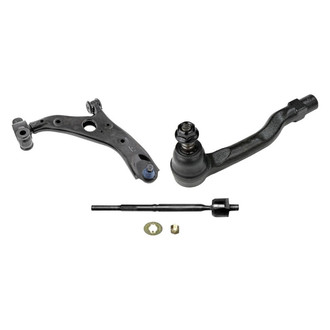 Mevotech® - Supreme™ Front Passenger Side Lower Control Arm with Ball Joint and Tie Rod End Kit