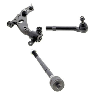 Mevotech® - Supreme™ Front Passenger Side Lower Control Arm with Ball Joint and Tie Rod End Kit