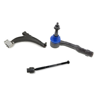 Mevotech® - Supreme™ Front Passenger Side Lower Control Arm with Ball Joint and Tie Rod End Kit