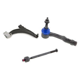 Mevotech® - Supreme™ Front Passenger Side Lower Control Arm with Ball Joint and Tie Rod End Kit