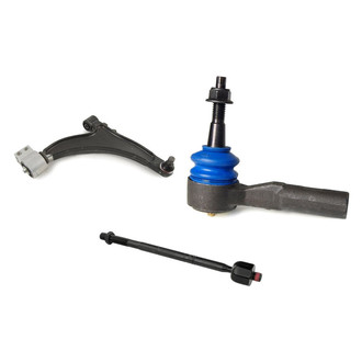 Mevotech® - Supreme™ Front Passenger Side Lower Control Arm with Ball Joint and Tie Rod End Kit