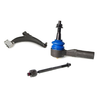 Mevotech® - Supreme™ Front Passenger Side Lower Control Arm with Ball Joint and Tie Rod End Kit