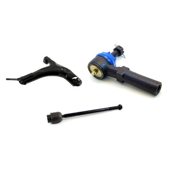 Mevotech® - Supreme™ Front Passenger Side Lower Control Arm with Ball Joint and Tie Rod End Kit