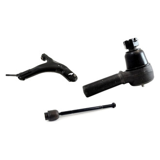 Mevotech® - Supreme™ Front Passenger Side Lower Control Arm with Ball Joint and Tie Rod End Kit