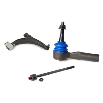 Mevotech® - Supreme™ Front Passenger Side Lower Control Arm with Ball Joint and Tie Rod End Kit