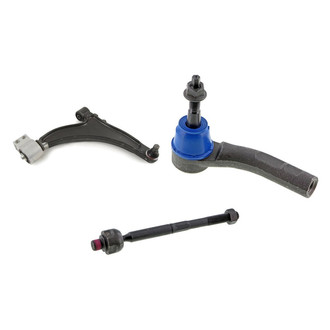 Mevotech® - Supreme™ Front Passenger Side Lower Control Arm with Ball Joint and Tie Rod End Kit