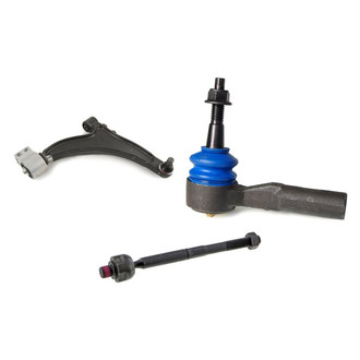 Mevotech® - Supreme™ Front Passenger Side Lower Control Arm with Ball Joint and Tie Rod End Kit