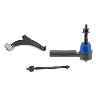 Mevotech® - Supreme™ Front Passenger Side Lower Control Arm with Ball Joint and Tie Rod End Kit