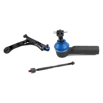 Mevotech® - Supreme™ Front Passenger Side Lower Control Arm with Ball Joint and Tie Rod End Kit