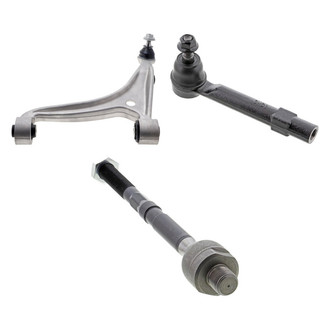 Mevotech® - Supreme™ Front Passenger Side Lower Control Arm with Ball Joint and Tie Rod End Kit