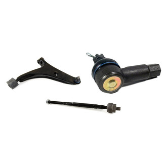 Mevotech® - Supreme™ Front Passenger Side Lower Control Arm with Ball Joint and Tie Rod End Kit