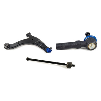 Mevotech® - Supreme™ Front Passenger Side Lower Control Arm with Ball Joint and Tie Rod End Kit