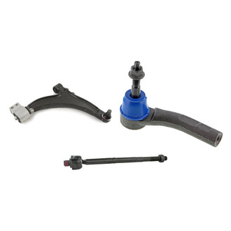 Mevotech® - Supreme™ Front Passenger Side Lower Control Arm with Ball Joint and Tie Rod End Kit