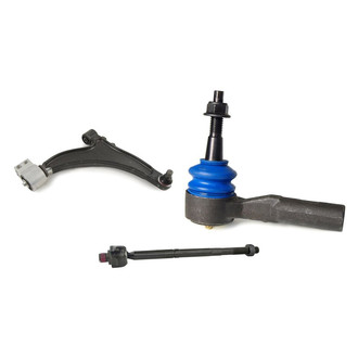 Mevotech® - Supreme™ Front Passenger Side Lower Control Arm with Ball Joint and Tie Rod End Kit