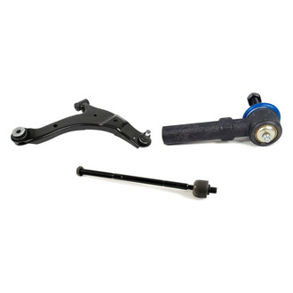 Mevotech® - Supreme™ Front Passenger Side Lower Control Arm with Ball Joint and Tie Rod End Kit