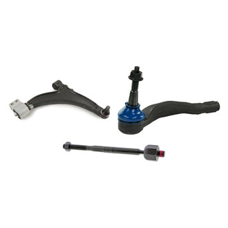 Mevotech® - Supreme™ Front Passenger Side Lower Control Arm with Ball Joint and Tie Rod End Kit
