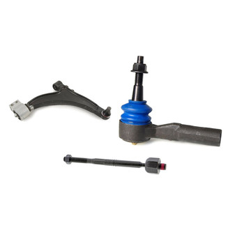 Mevotech® - Supreme™ Front Passenger Side Lower Control Arm with Ball Joint and Tie Rod End Kit