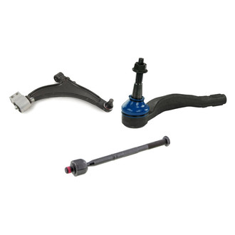 Mevotech® - Supreme™ Front Passenger Side Lower Control Arm with Ball Joint and Tie Rod End Kit