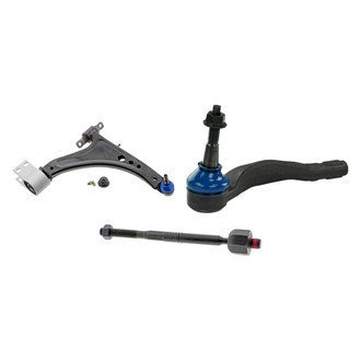 Mevotech® - Supreme™ Front Passenger Side Lower Control Arm with Ball Joint and Tie Rod End Kit