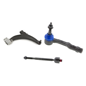 Mevotech® - Supreme™ Front Passenger Side Lower Control Arm with Ball Joint and Tie Rod End Kit