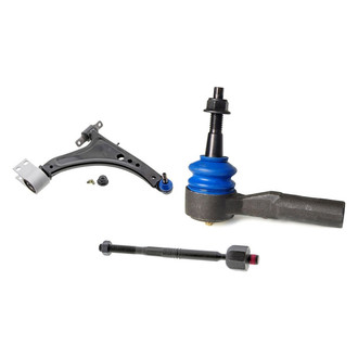 Mevotech® - Supreme™ Front Passenger Side Lower Control Arm with Ball Joint and Tie Rod End Kit