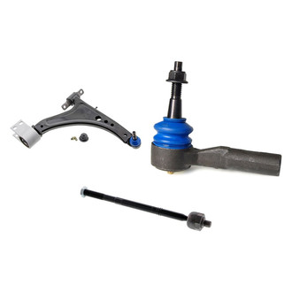 Mevotech® - Supreme™ Front Passenger Side Lower Control Arm with Ball Joint and Tie Rod End Kit