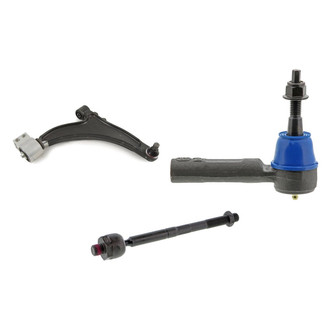 Mevotech® - Supreme™ Front Passenger Side Lower Control Arm with Ball Joint and Tie Rod End Kit