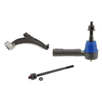 Mevotech® - Supreme™ Front Passenger Side Lower Control Arm with Ball Joint and Tie Rod End Kit