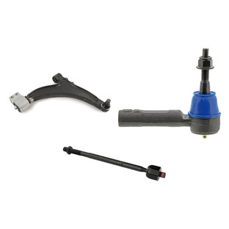 Mevotech® - Supreme™ Front Passenger Side Lower Control Arm with Ball Joint and Tie Rod End Kit