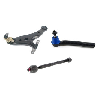 Mevotech® - Supreme™ Front Passenger Side Lower Control Arm with Ball Joint and Tie Rod End Kit