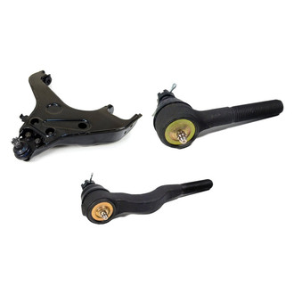 Mevotech® - Supreme™ Front Passenger Side Lower Control Arm with Ball Joint and Tie Rod End Kit