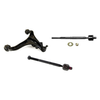 Mevotech® - Supreme™ Front Passenger Side Lower Control Arm with Ball Joint and Tie Rod End Kit