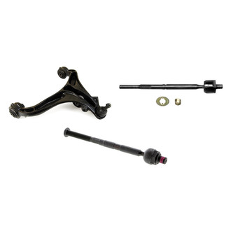 Mevotech® - Supreme™ Front Passenger Side Lower Control Arm with Ball Joint and Tie Rod End Kit