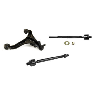 Mevotech® - Supreme™ Front Passenger Side Lower Control Arm with Ball Joint and Tie Rod End Kit
