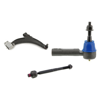 Mevotech® - Supreme™ Front Passenger Side Lower Control Arm with Ball Joint and Tie Rod End Kit