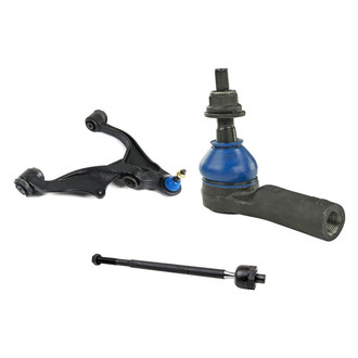 Mevotech® - Supreme™ Front Passenger Side Lower Control Arm with Ball Joint and Tie Rod End Kit