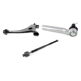 Mevotech® - Supreme™ Front Passenger Side Lower Control Arm with Ball Joint and Tie Rod End Kit