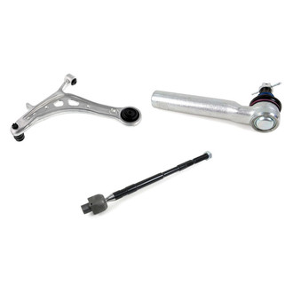 Mevotech® - Supreme™ Front Passenger Side Lower Control Arm with Ball Joint and Tie Rod End Kit